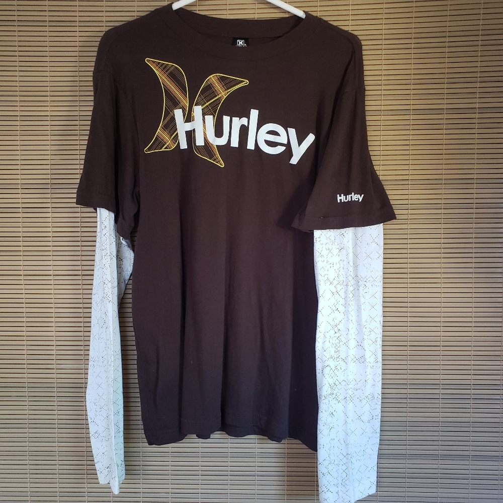 Hurley Long Sleeve  size Medium Tee Men